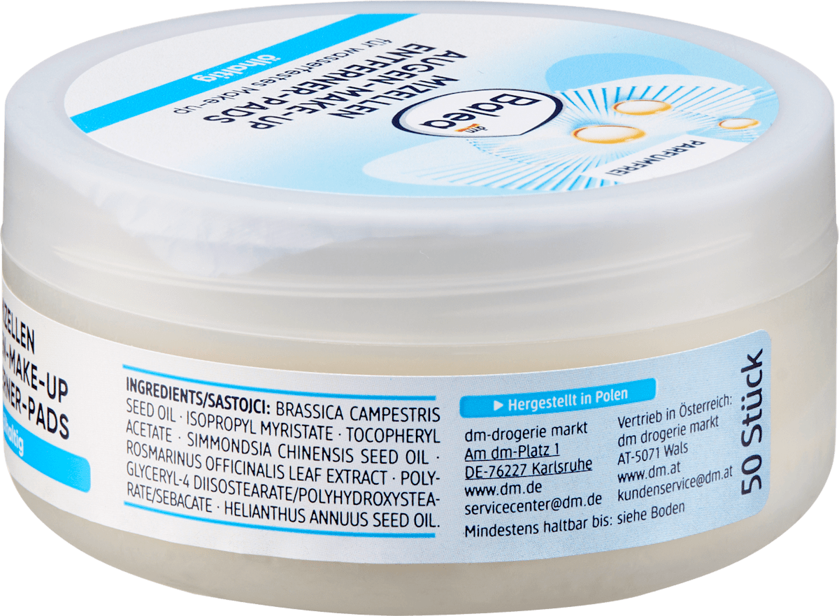 Balea Augen Make-Up-Entferner Pads, 50 St