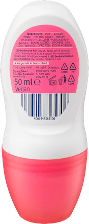 Deodorant roll-on Sweet Sunshine, 50 ml