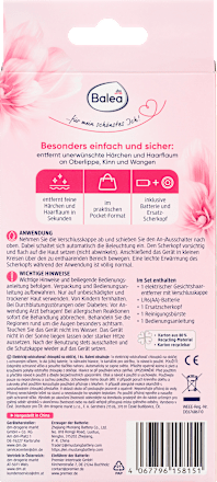 Elektrischer Gesichtshaarentferner, 1 St