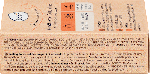 Festes Körperpeeling Pfirsich, 100 g Balea