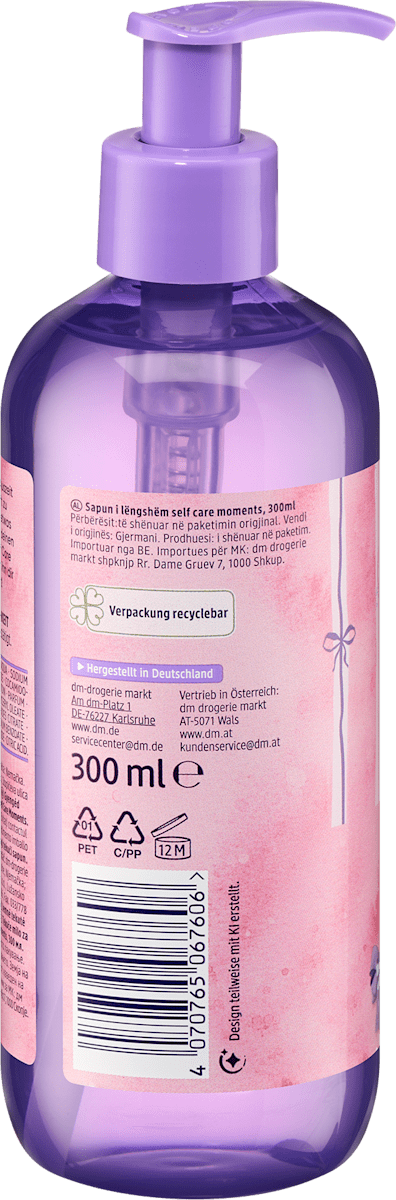 Balea Flüssigseife, milde Seife selfcare moments, 300 ml