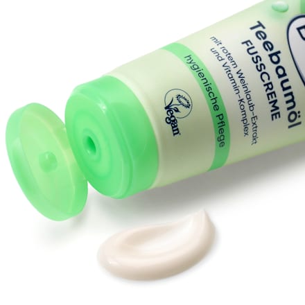 Fußcreme Teebaumöl, 100 ml