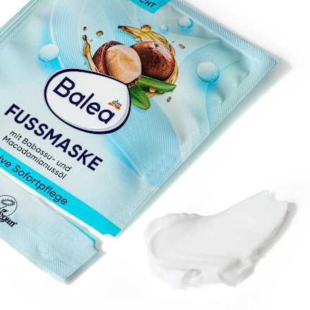 Voetmasker met babassu- en macadamianootolie, 15 ml