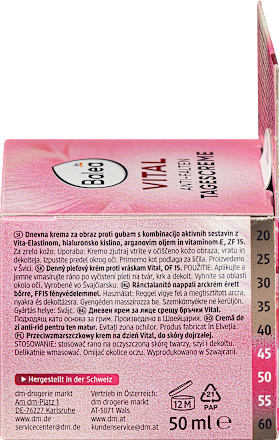 Gesichtscreme Anti Falten Vital LSF15, 50 ml