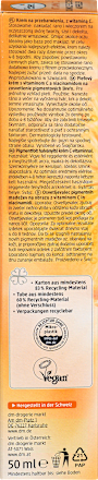 Vitamine C donkere vlekken verlichtende gezichtscrème, 50 ml