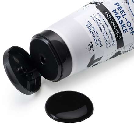 Gesichtsmaske Peel-Off Aktivkohle, 100 ml
