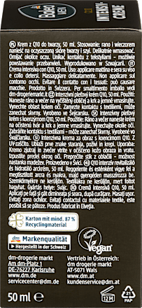 Gesichtscreme Q10 Intensivcreme, 50 ml