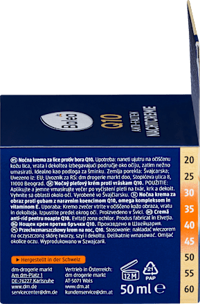 Nachtcreme Q10 Anti Falten, 50 ml