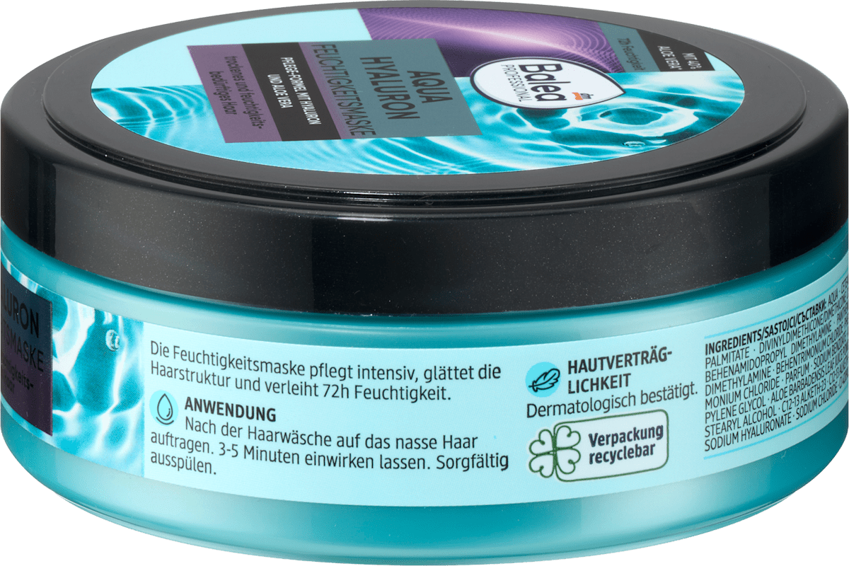 Balea PROFESSIONAL Haarmaske Aqua Hyaluron, 230 ml