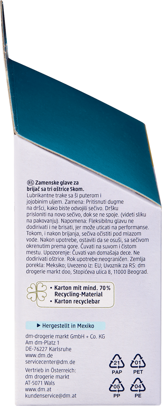 Balea Rasierklingen Dreamy, 5 St