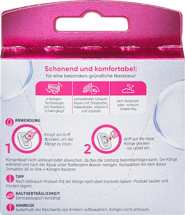 Scheermesjes Sensation, 6 stuks