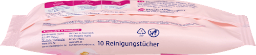 Reinigungstücher pflegend, Reisegröße, 10 St