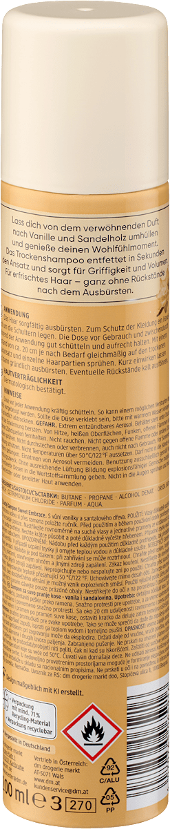 Balea Trockenshampoo sweet embrace, 200 ml