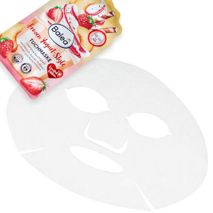 Stoffen masker in bevroren yoghurtstijl, 1 stuk