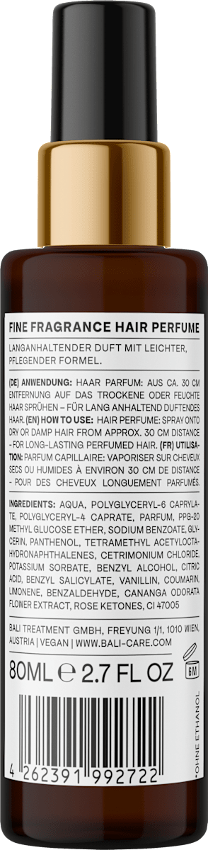 Haarparfüm Creamy Vanilla & Cashmere, 80 ml