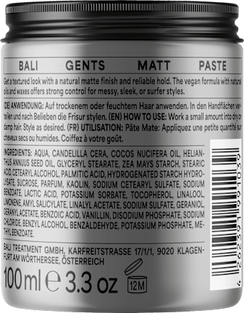 Matt Paste, 100 ml