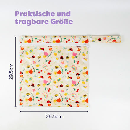 Nasstasche creme, Motiv Sommer, 1 St
