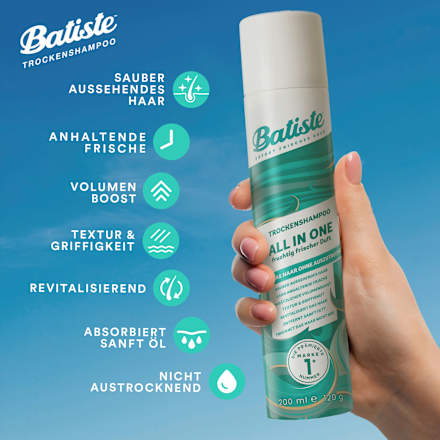 Trockenshampoo All in One, 200 ml Batiste