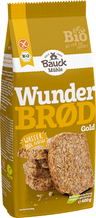 Backmischung Wunderbrot Gold, glutenfrei, 600 g Bauck Mühle