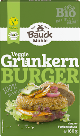 Fertigmischung Grünkern Burger, vegan, 160 g