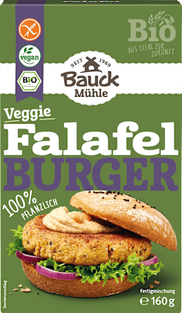 Fertigmischung, Veggie Falafel Burger, glutenfrei, 160 g