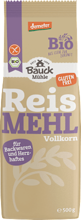 Volkoren rijstmeel, glutenvrij, 500 g