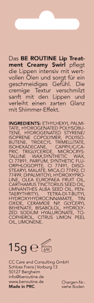 Lippenpflege Lip Treatment Creamy Swirl, 15 g