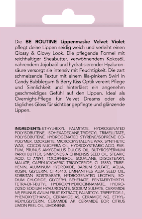 Lippenpflege Lippenmaske Velvet Violet, 17 g