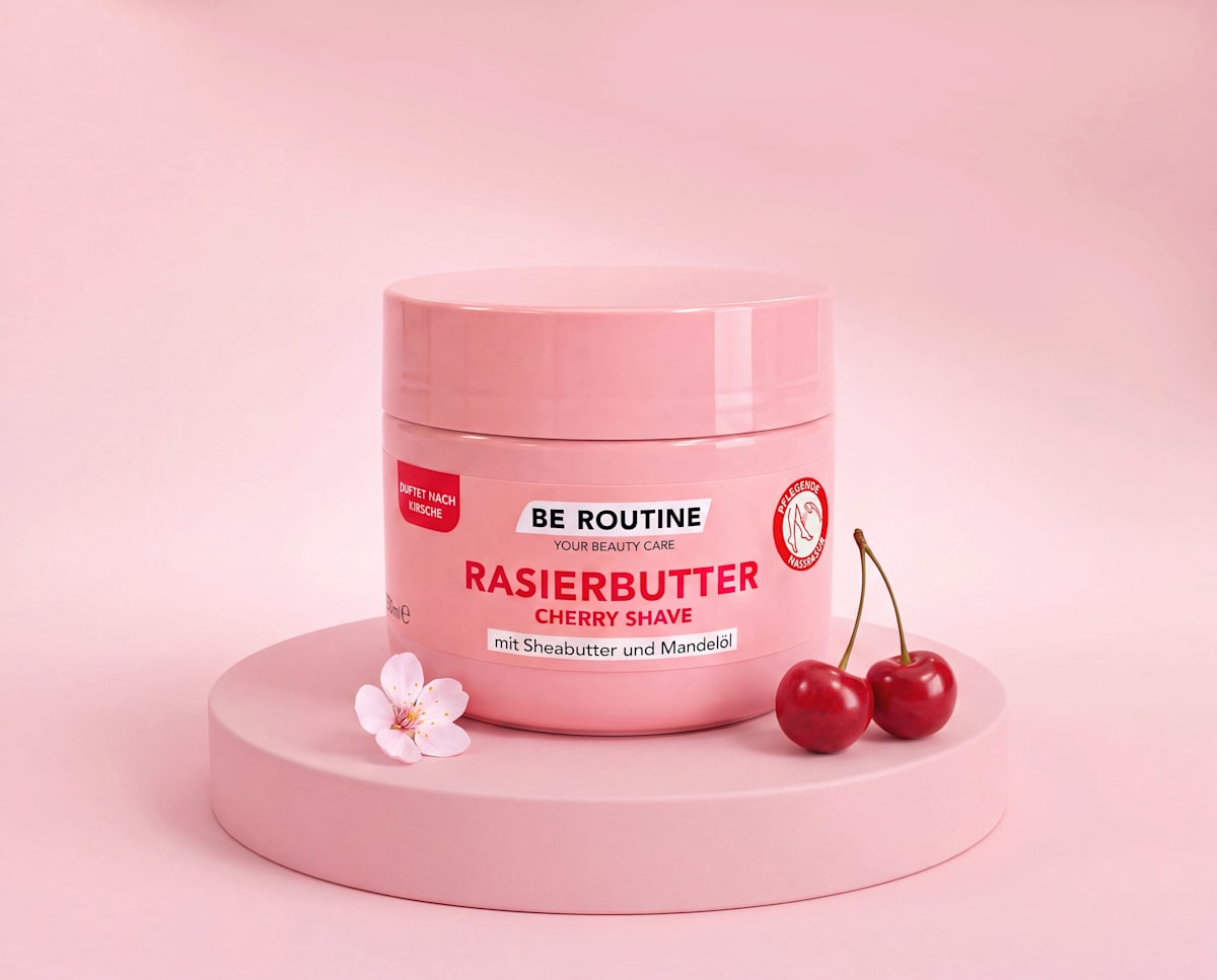 BE ROUTINE Rasierbutter Cherry, 180 ml