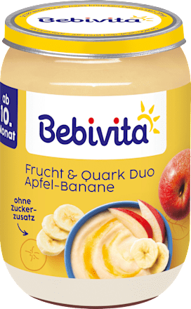 Frucht & Joghurt Apfel-Banane Quark, ab dem 10. Monat, 190 g