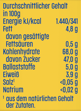 Fruchtriegel Apfel-Banane, ab 1 Jahr, 25 g