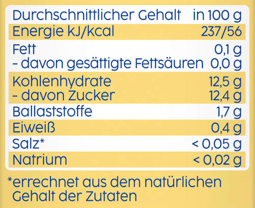 Quetschie Banane in Apfel nach dem 5. Monat (4x90 g), 360 g