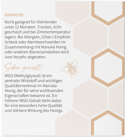 Manuka Honig MGO 500+, 140 g