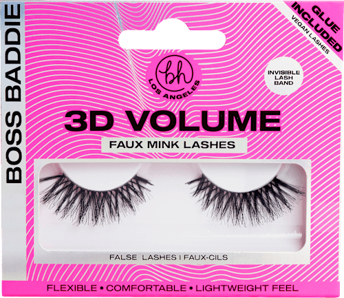 Künstliche Wimpern 3D Volume Boss Baddie (1 Paar), 2 St bh cosmetics