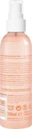 Bodyspray Schimmer Apricot Flower, 150 ml bilou