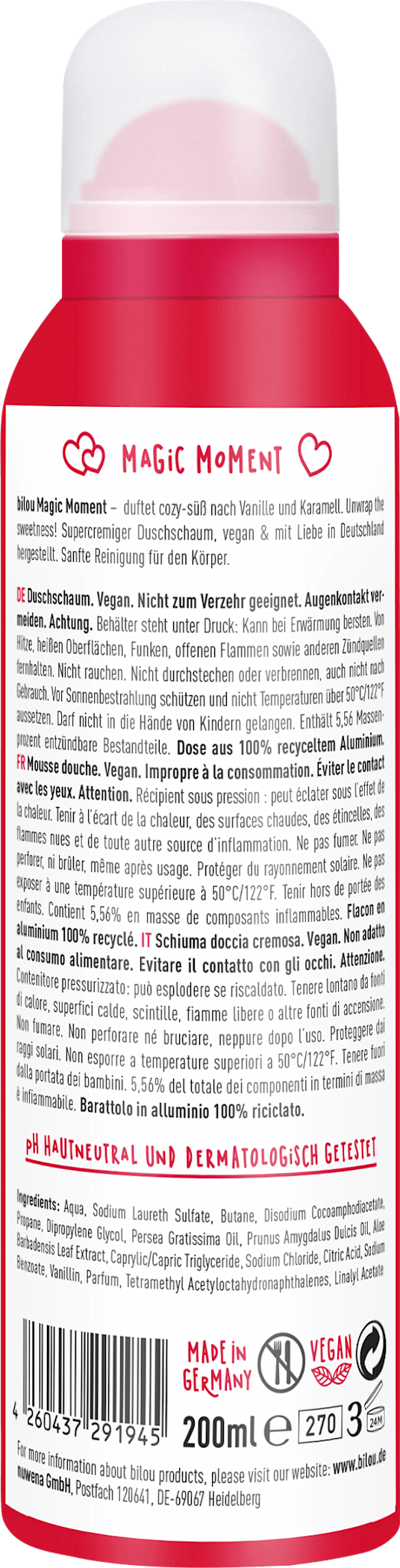 bilou Duschschaum Magic Moment, 200 ml