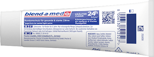 blend-a-med Zahnpasta Kräuter Clean, 75 ml