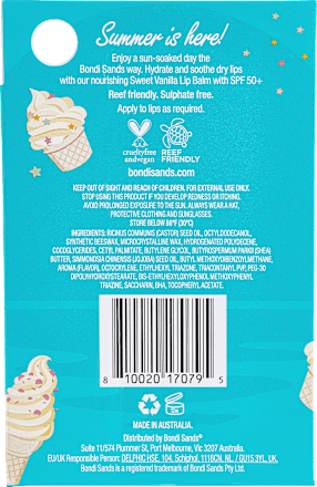 Lip Balm Vanilla LSF 50+, 10 g
