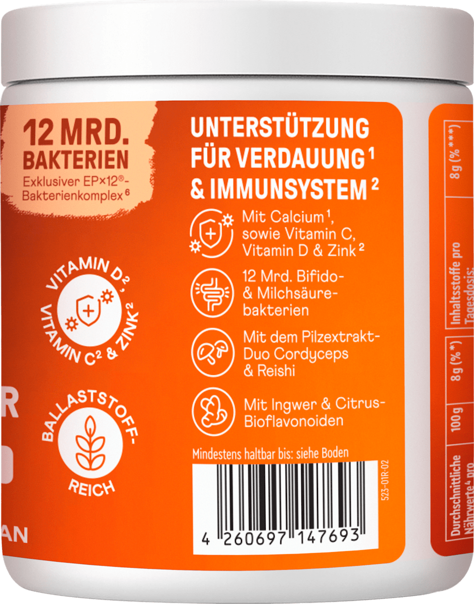BRAINEFFECT Daily Gut + Immunity Darm Pulver, 112 g