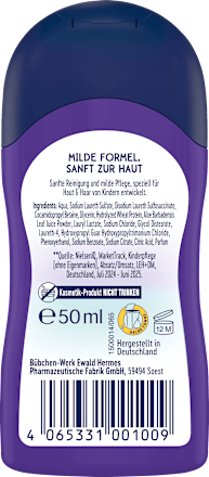 Kinder Shampoo, Duschgel & Spülung Meereszauber, Reisegröße, 50 ml