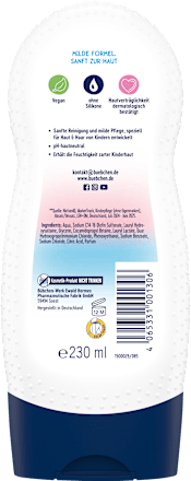 Kinder Shampoo & Duschgel 2in1 Sanfte Lieblinge sensitiv, 230 ml