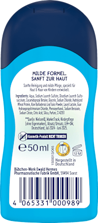 Kinder Shampoo & Duschgel Sportsfreund, Reisegröße, 50 ml
