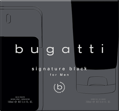 Geschenkset Signature Black for Men 2tlg, 1 St bugatti