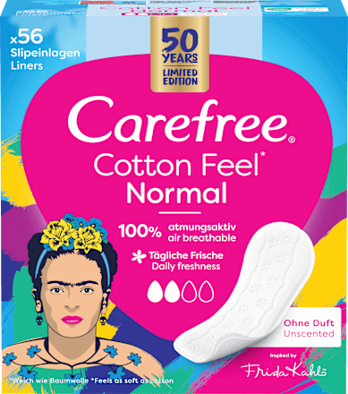 Slipeinlagen Cotton Feel Normal ohne Duft, 56 St