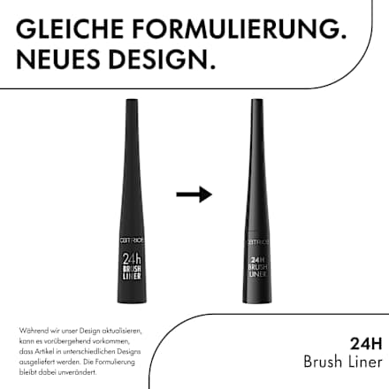 Eyeliner 24h Brush Liner 010 Ultra Black, 3 ml