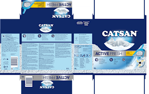 Actieve verse klonterende kattenbakvulling, 8 l