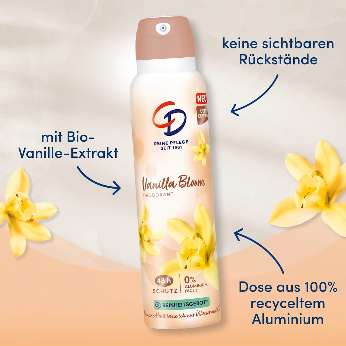 CD Deospray Vanilla Bloom, 150 ml
