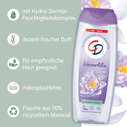 Duschgel Wasserlilie, 300 ml