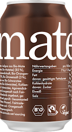 Eistee, Chari Tea Mate, 0,33 l EINWEG