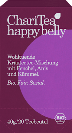 Kräutertee "Happy Belly" mit Fenchel, Anis & Kümmel (20 Beutel), 40 g
